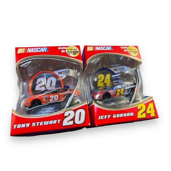 NASCAR Cars Set Collector's Earnhardt Jr., Tony Stewart, Jeff Gordon Kurt Busch - Picture 4 of 9